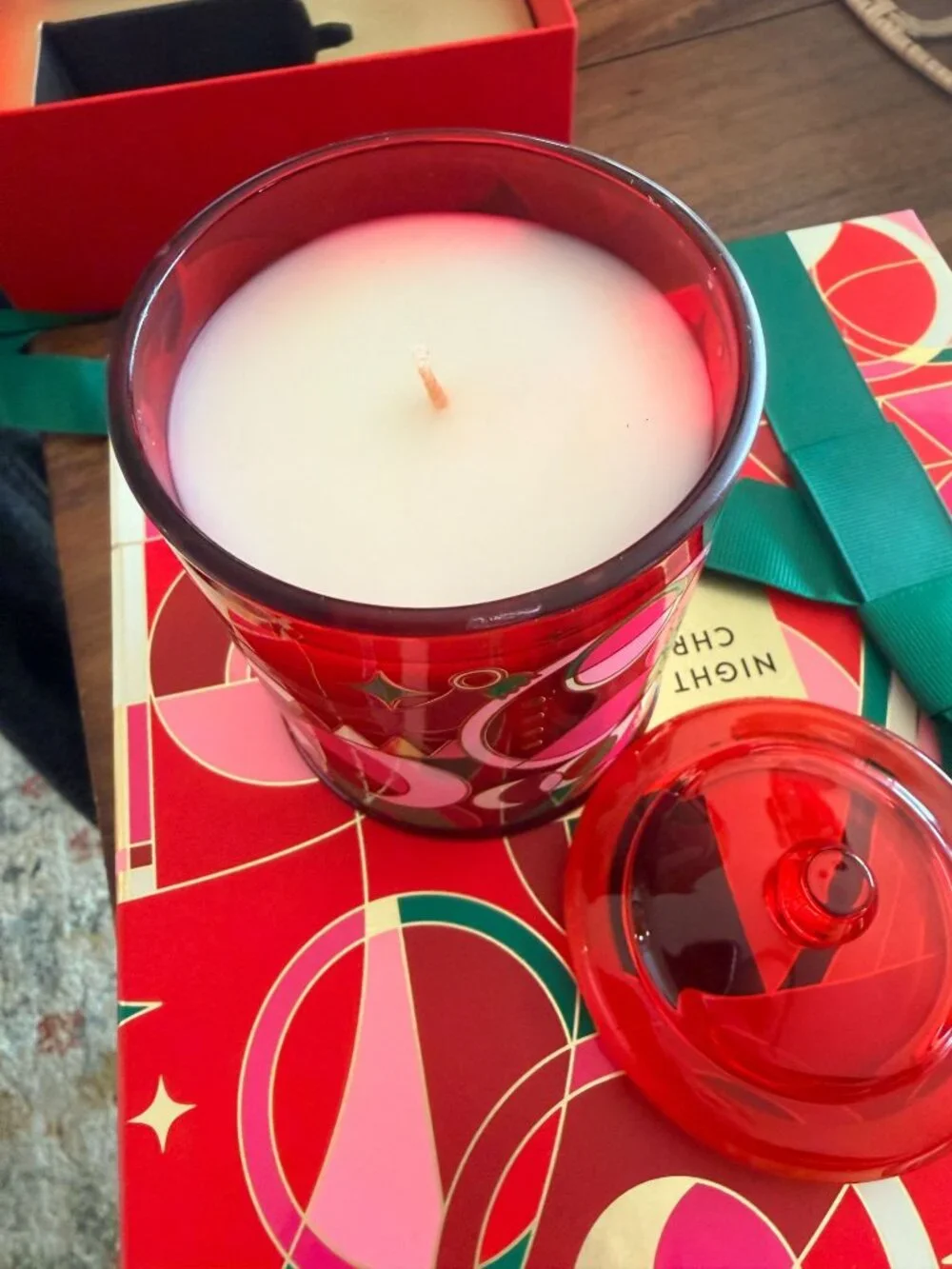 GLASSHOUSE Night Before Christmas Dancing Sugar Plums Candle Room Spray Gift Set